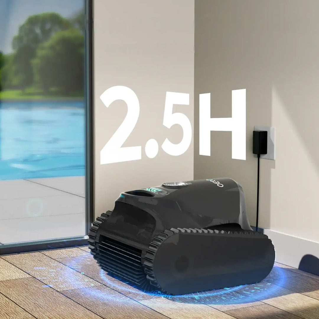 (2026 new)Talosbo C1 Cordless Robotic Pool Vacuum Cleaner with Wall &Waterline Cleaning, for Inground Pools Up to 1615 sq.ft, 180 Min,Dual Filtration, Smart Navigation, App Support