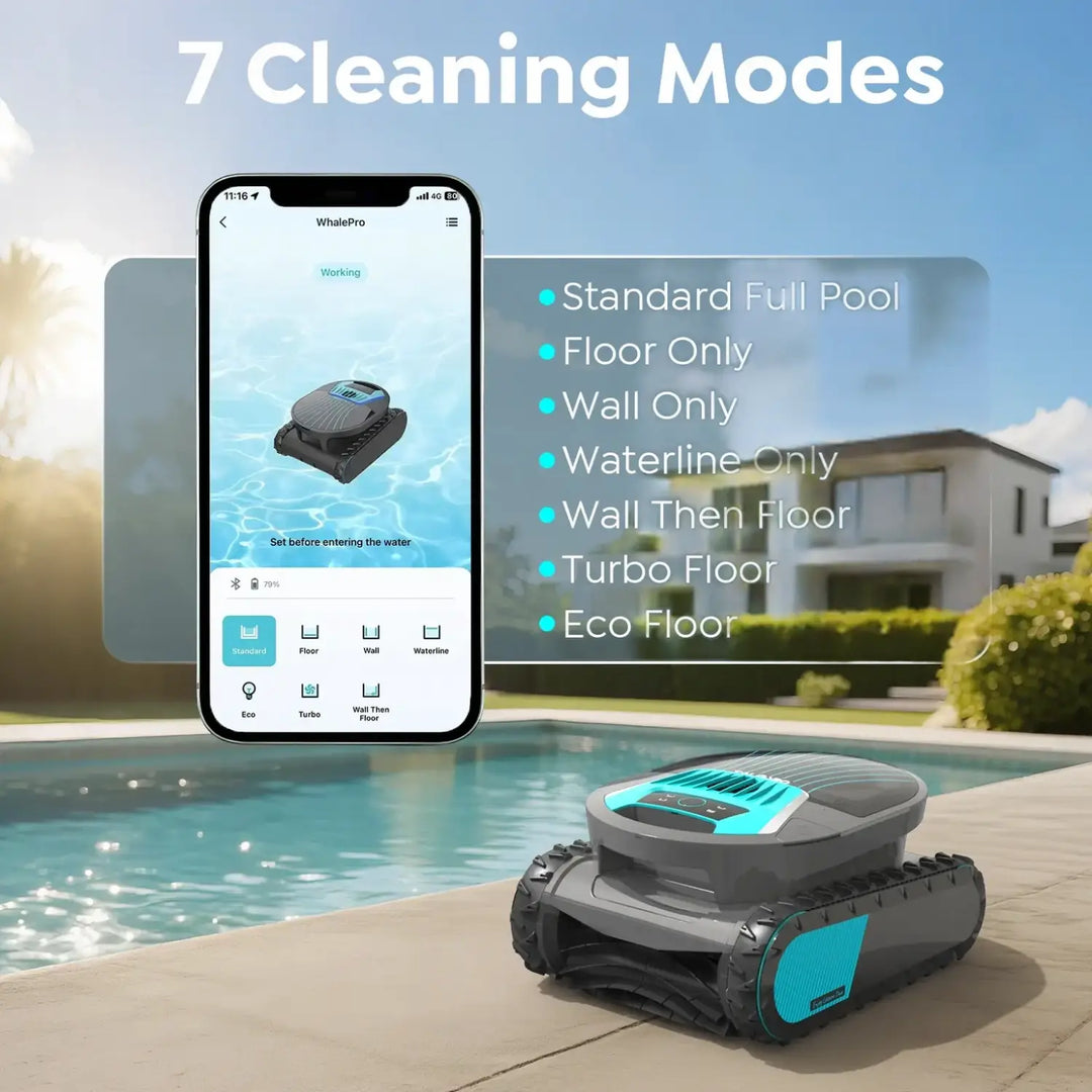 Talosbo Pleco Pro Cordless Robotic Pool Cleaner Gray
