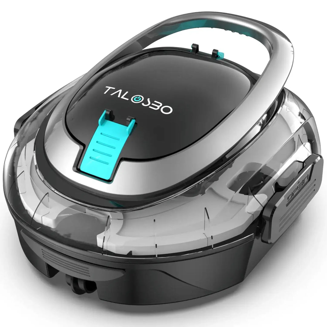 Talosbo S2 Automatic Pool Cleaner Cordless Robotic Pool Vacuum with Dual Filters for Above-Ground & Flat Inground Pools, 90 Min Runtime,Auto Parking