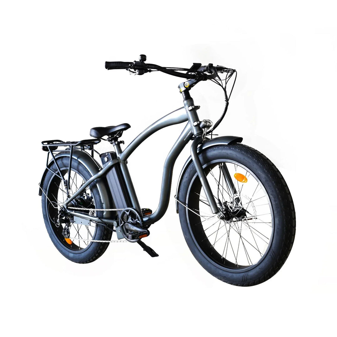 Coastal Cruiser 52v 24 Over 750W Step Over Ebike 24x3 Fat Tire Fat Tire Cruiser