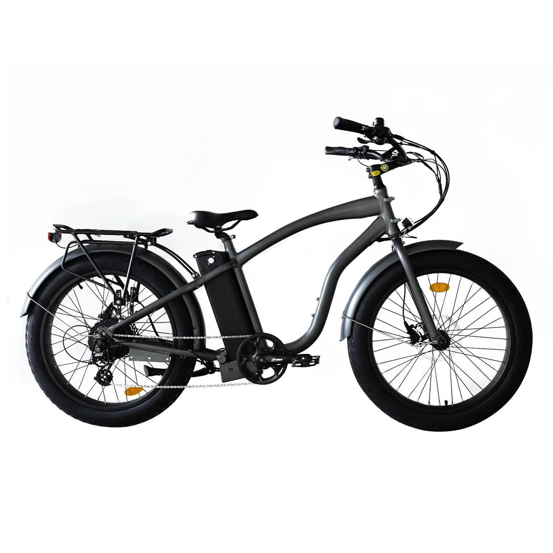 Coastal Cruiser 52v 24 Over 750W Step Over Ebike 24x3 Fat Tire Fat Tire Cruiser