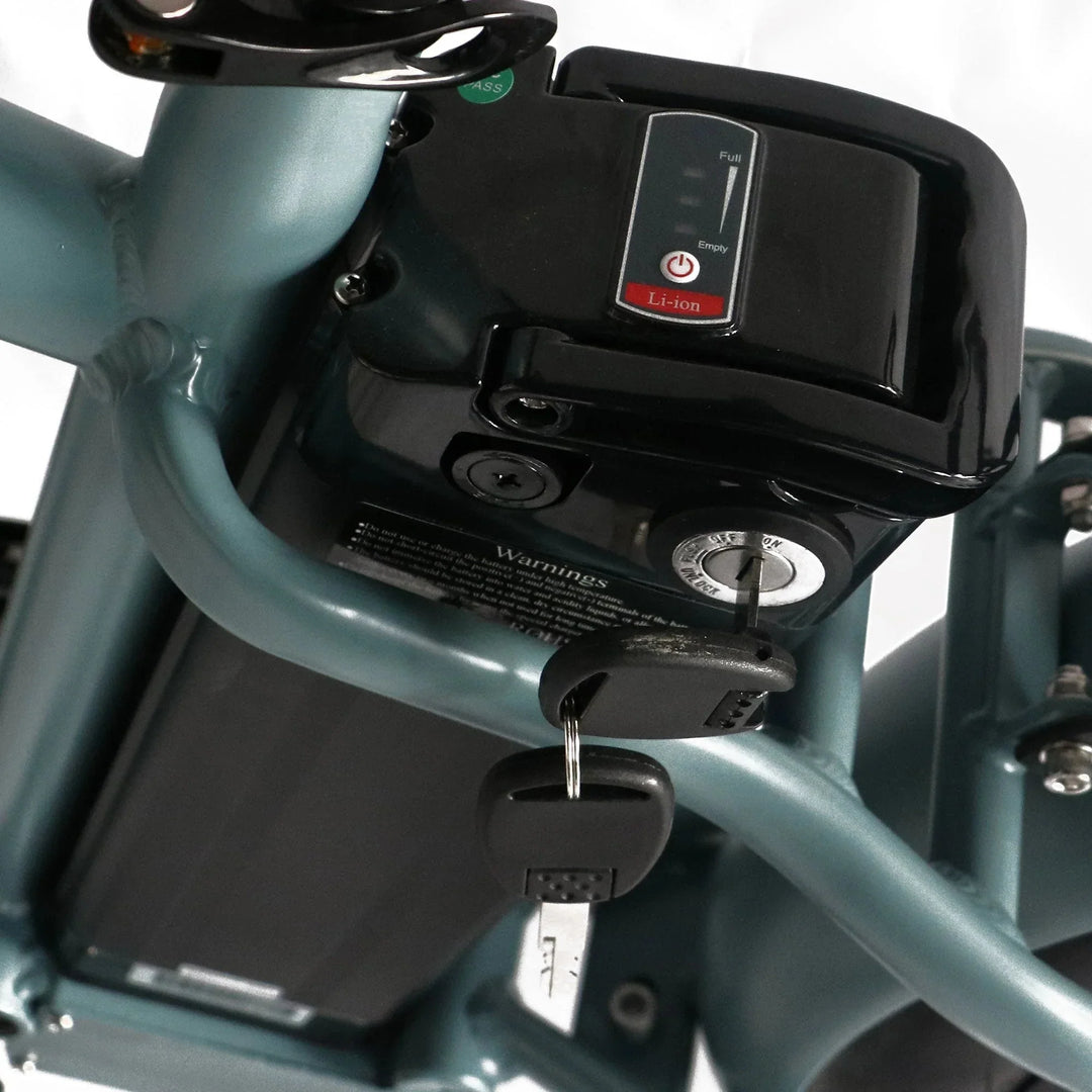Coastal Cruiser 52v 24 Over 750W Step Over Ebike 24x3 Fat Tire Fat Tire Cruiser