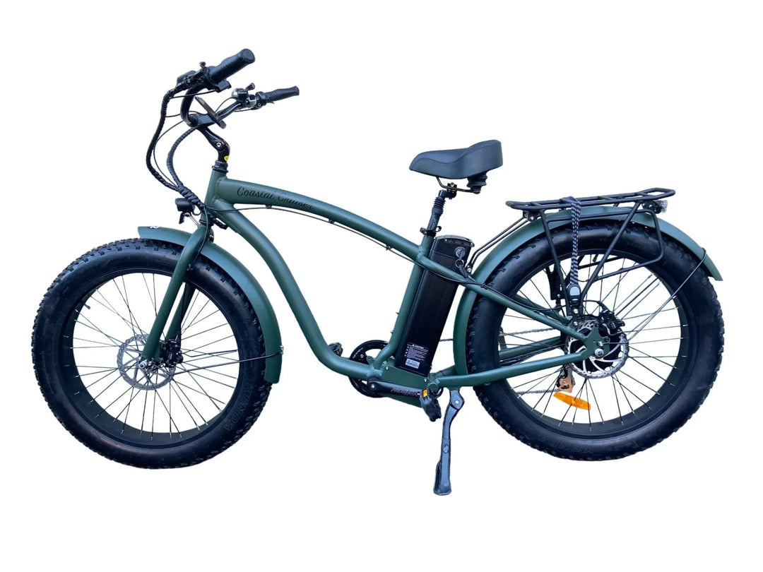 Coastal Cruiser 52v  26 Over 750W Step Over Ebike 26x4 Fat Tire Cruiser