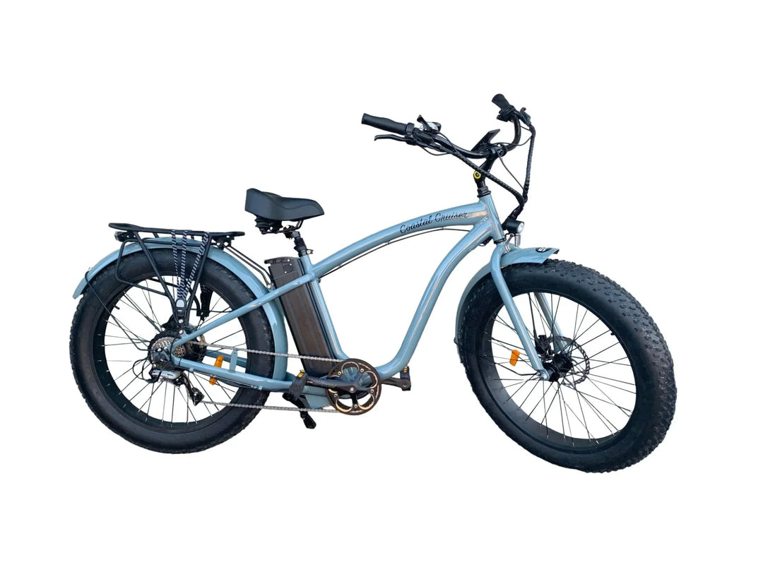 Coastal Cruiser 52v  26 Over 750W Step Over Ebike 26x4 Fat Tire Cruiser