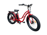 Load image into Gallery viewer, Coastal Cruiser 52v 26 Thru 750W Step Thru Ebike 26x4 Fat Tire Fat Tire Electric Beach Cruiser