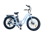Load image into Gallery viewer, Coastal Cruiser 52v 26 Thru 750W Step Thru Ebike 26x4 Fat Tire Fat Tire Electric Beach Cruiser