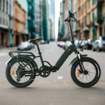Load image into Gallery viewer, Coastal Cruiser CC Folding 750w Step Thru Ebike 20x3 Fat Tire Folding Electric Bike