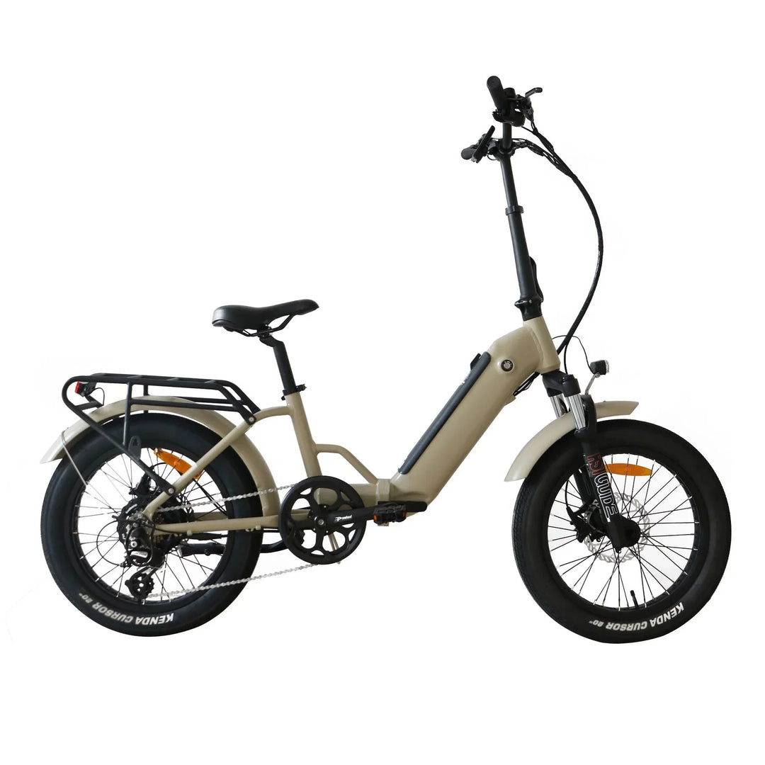 Coastal Cruiser CC Folding 750w Step Thru Ebike 20x3 Fat Tire Folding Electric Bike