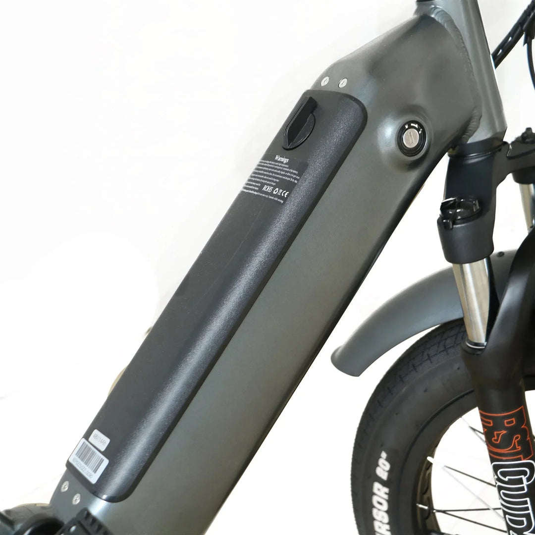 Coastal Cruiser CC Folding 750w Step Thru Ebike 20x3 Fat Tire Folding Electric Bike