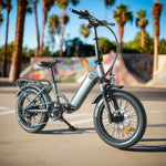 Load image into Gallery viewer, Coastal Cruiser CC Folding 750w Step Thru Ebike 20x3 Fat Tire Folding Electric Bike