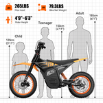 Load image into Gallery viewer, E2 Electric Dirt Bike For Teens &amp; Adults