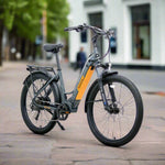 Load image into Gallery viewer, EUNORAU Meta275 500w Step Thru eBike 27.5x2.6 Road Electric Beach Cruiser eBike