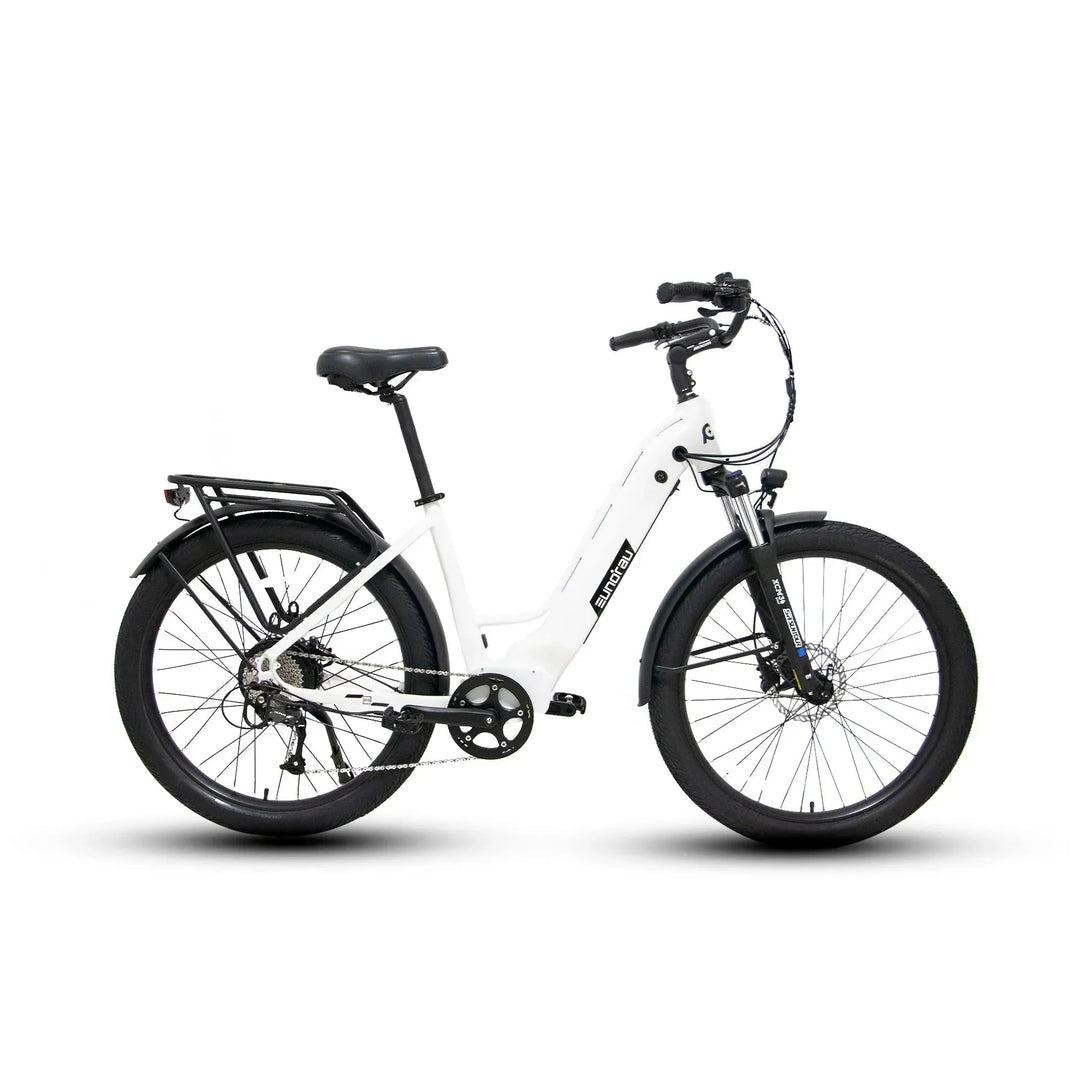 EUNORAU Meta275 500w Step Thru eBike 27.5x2.6 Road Electric Beach Cruiser eBike