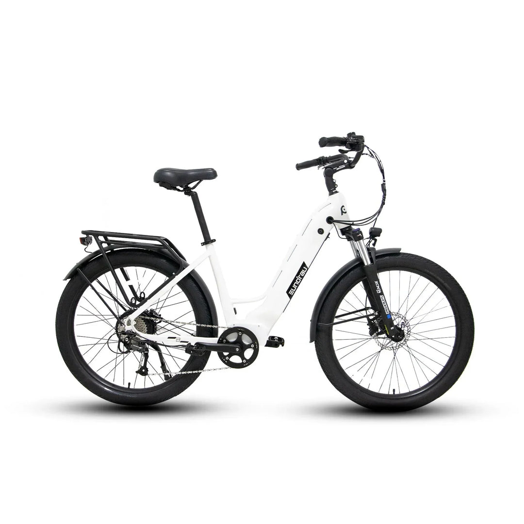 EUNORAU Meta275 500w Step Thru eBike 27.5x2.6 Road Electric Beach Cruiser eBike
