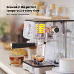 Load image into Gallery viewer, GEVI 2-in-1 Espresso Machine with Milk Frother Wand and Dual Temperature Control 20 Bar ECMD0