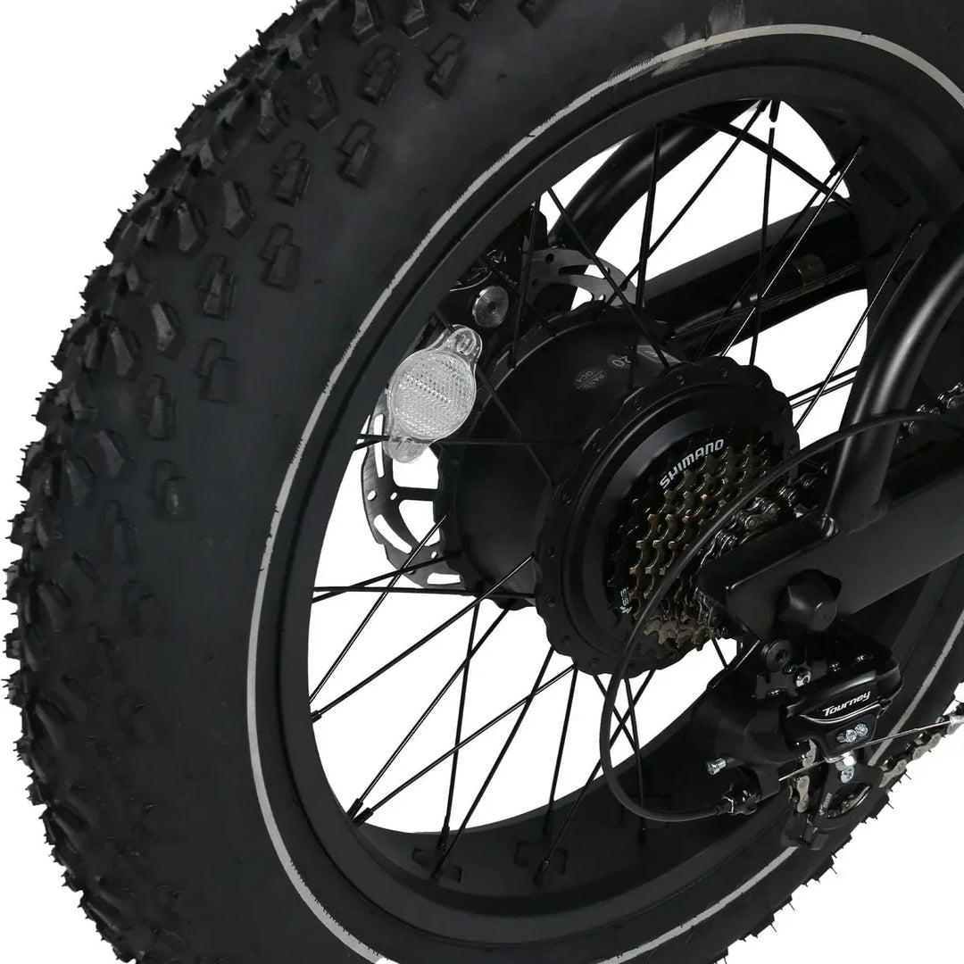 GOLDEN CYCLE Falkn 750w Moto eBike 20x4 Fat Electric e-Moto Style eBike