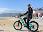 Load image into Gallery viewer, HIMIWAY Rambler 500 w Step Thru Ebike 27.5x2.4 Urban Electric Beach Cruiser eBike