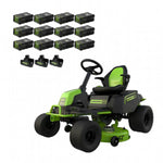 Load image into Gallery viewer, 80V 42" Cordless Battery CrossoverT Riding Lawn Mower, Twelve (12) 4.0 Ah Batteries and (3) Dual-Port Turbo Chargers, CRT4281