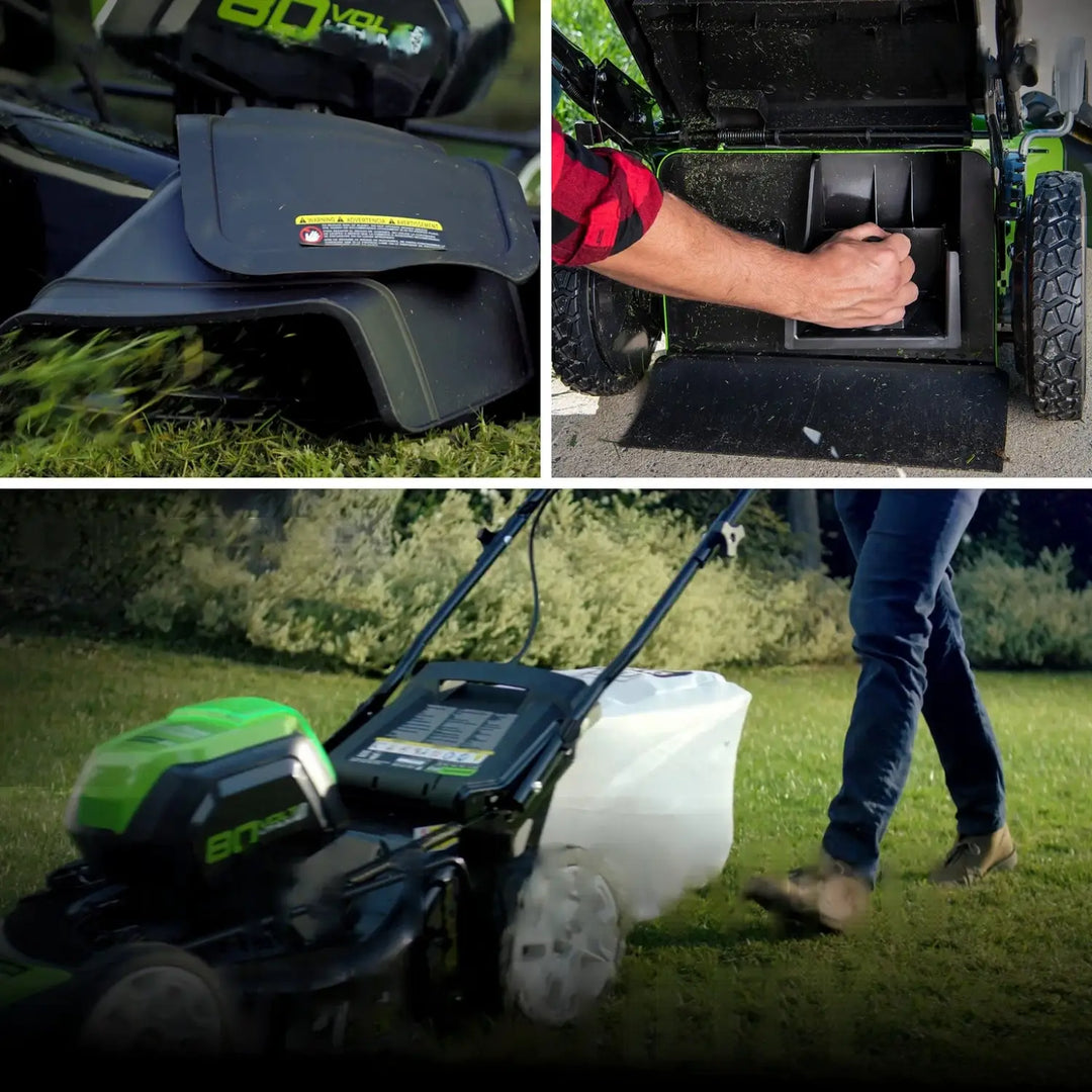 Pro 80V 21" Brushless Push Lawn Mower w/ (2) 2.0Ah Batteries & Rapid Charger