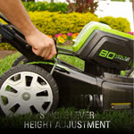 Load image into Gallery viewer, Pro 80V 21" Brushless Push Lawn Mower w/ (2) 2.0Ah Batteries &amp; Rapid Charger