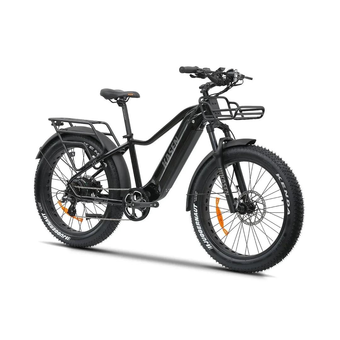 KASEN Ranger 2.0 750 w Step Over Ebike 26x4 Fat Fat Tire Electric Beach Cruiser eBike