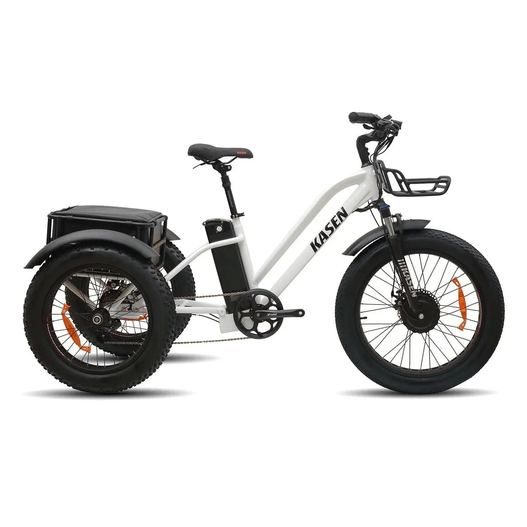KASEN Trike 500 w Trike Ebike 20x4 Fat Electric Trike 3 Wheel eBike