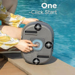 Load image into Gallery viewer, (2026 NEW) TALOSBO Pleco S1 Cordless Pool Vacuum with 75-80Mins Runtime, Robotic Pool Cleaner for Above Ground Flat-Bottomed Pools up to 60㎡, Lightweight, 2.5H Fast Charging, Auto-Parking