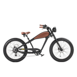 Load image into Gallery viewer, REVI Cheetah 750w Step Over Ebike 26x4 Fat Tire Electric Vintage eBike