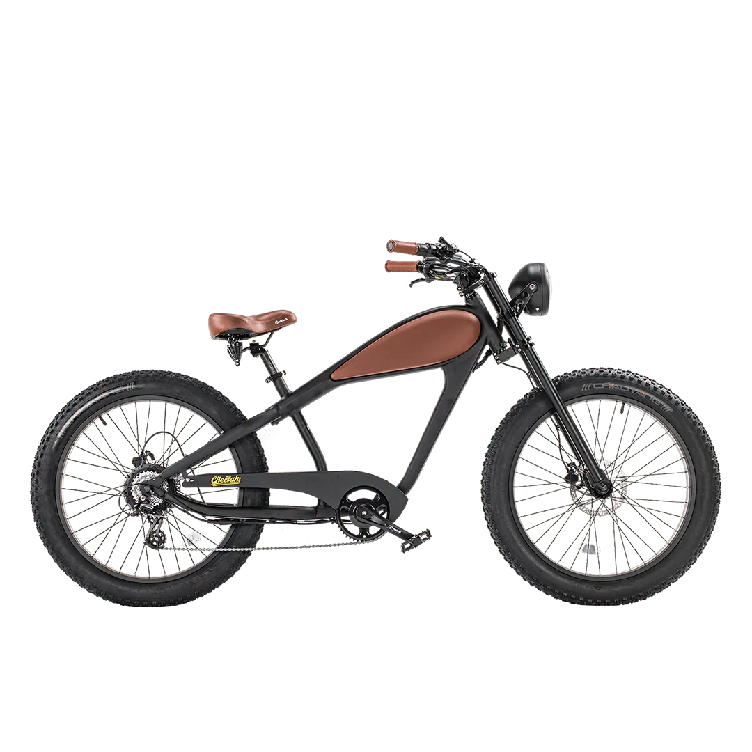 REVI Cheetah 750w Step Over Ebike 26x4 Fat Tire Electric Vintage eBike