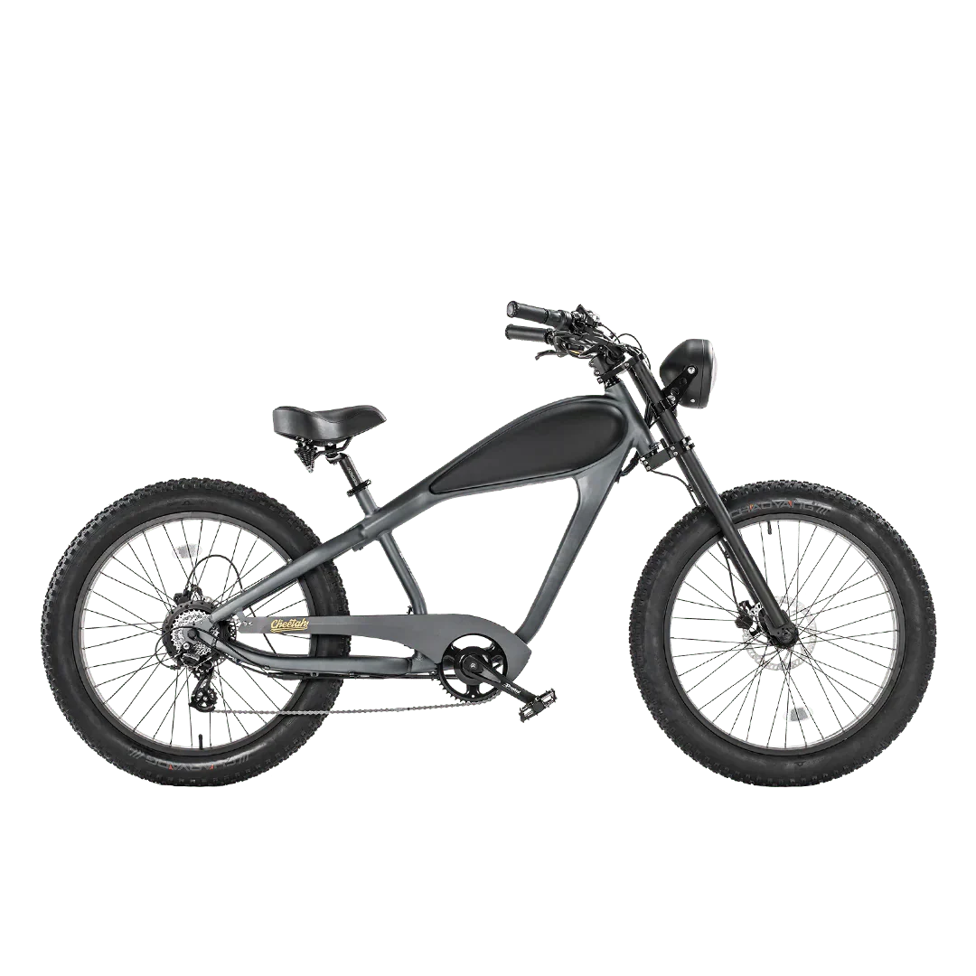 REVI Cheetah 750w Step Over Ebike 26x4 Fat Tire Electric Vintage eBike