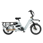 Load image into Gallery viewer, REVI Flux 750w Step Thru Ebike 20x2.4 Fat Tire Mini Fat Tire Electric Cargo eBike