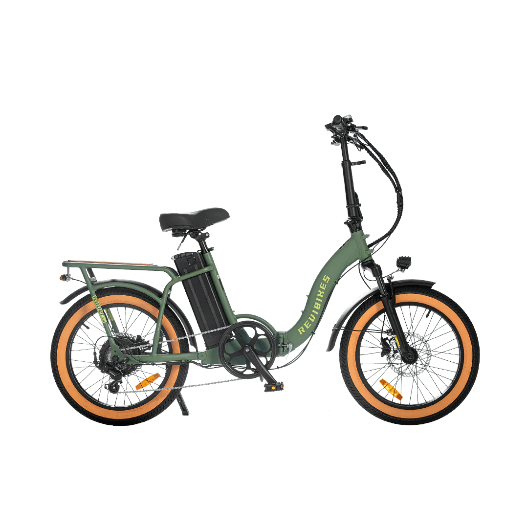 REVI Rebel 2 750w Step Thru Ebike 20x3 Fat Tire Electric Folding eBike