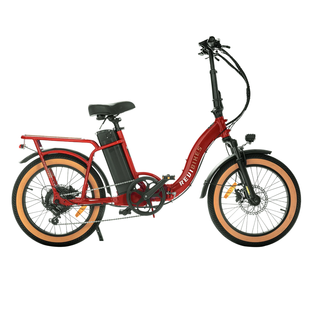REVI Rebel 2 750w Step Thru Ebike 20x3 Fat Tire Electric Folding eBike
