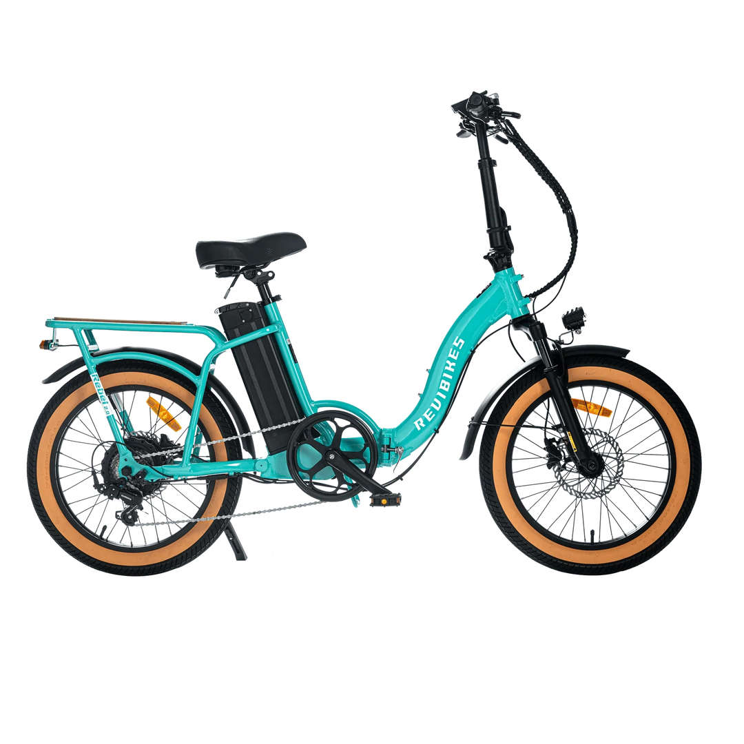 REVI Rebel 2 750w Step Thru Ebike 20x3 Fat Tire Electric Folding eBike